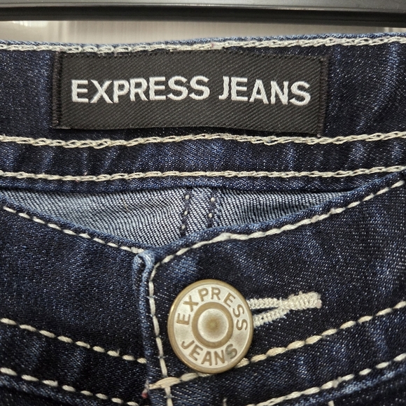 Express Jeans Women Low Rise Stella Legging size 6 Regular Y2k - Picture 5 of 7